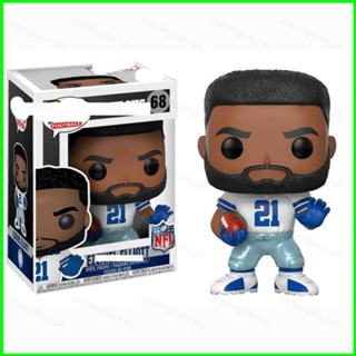 โมเดลฟิกเกอร์ อนิเมะ FUNKO POP NFL Dallas Cowboys EZEKIEL ELLIOTT ของเล่น ของสะสม สําหรับเด็ก