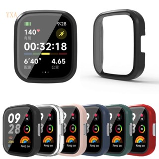 Yxa กระจกกันรอยหน้าจอ สําหรับ Redmi Watch 3 Smartwatch PC Hard Edge Cover