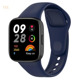 Yxa สายนาฬิกาข้อมือซิลิโคน ปลดเร็ว หลากสี แบบเปลี่ยน สําหรับ Redmi Watch3 21 5 มม.