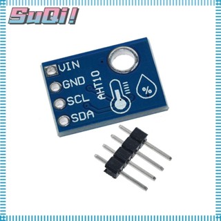 Suqi โมดูลเซนเซอร์วัดอุณหภูมิ และความชื้น 1.8-6.0V AHT10 คุณภาพสูง แบบเปลี่ยน DHT11 SHT20 AM2302 DIY 10 ชิ้น