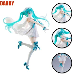 Darby ฟิกเกอร์ PVC รูปนักร้องไอดอลเสมือนจริง ครบรอบ 15 ปี Hatsune Miku 21 ซม. ของขวัญแฟนคลับ