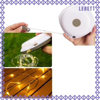 [Lebet] สายไฟหิ่งห้อย LED ชาร์จ USB สําหรับตั้งแคมป์กลางแจ้ง ในร่ม เทศกาล