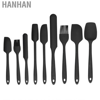 Hanhan 9Pcs Kitchen Mini Spatula Set Flexible Handheld Jam Cake  Cooking Brush