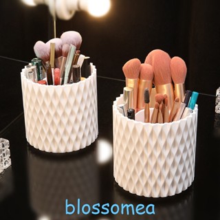 Blossomea 360° ชั้นวางเครื่องสําอาง อายไลเนอร์ มาสคาร่า ลิปสติก หมุนได้ พร้อมฝาปิด 5 ช่อง