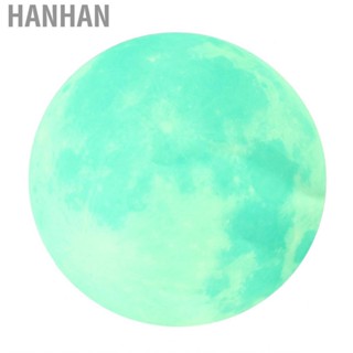 Hanhan Cyan Green Light Moon Fluorescent Wall  Self-Adhesive Decorative