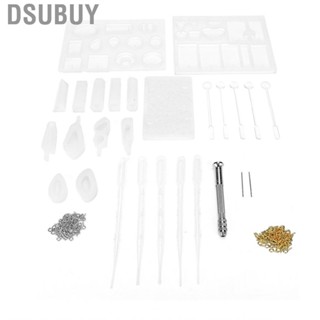 Dsubuy DIY Epoxy Molds Set Silicone Jewelry Casting Tools Pendant Necklace Crafts Makin