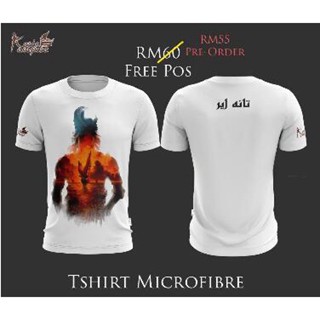 เสื้อยืด พิมพ์ลาย Keris Tanah Melayu Saiz สีดํา ไซซ์ XS-5XL