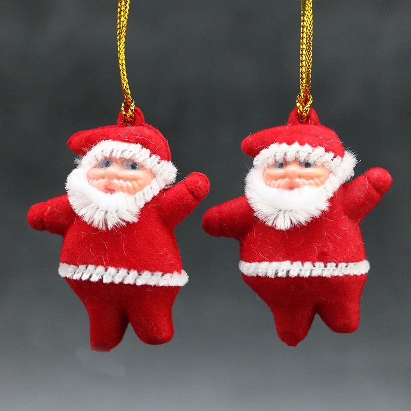 (6 ชิ้น/ถุง) ขนาด 5 ซม. Merry Christmas Mini Edition Snowman จี้ตุ๊กตาตุ๊กตาเด็กทําด้วยมือ