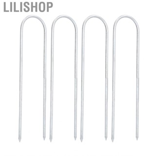 Lilishop Garden Galvanized U Shaped Fencing Peg For Greenhouses Lawns Hot