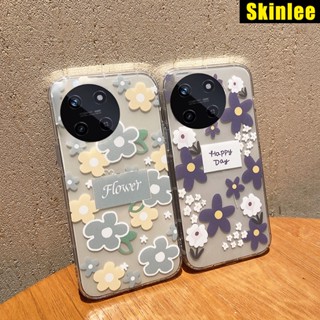 เคสโทรศัพท์มือถือ ซิลิโคนนิ่ม กันกระแทก ลายดอกไม้ แฟชั่น สําหรับ Realme 11 Pro Plus 11X Realme11