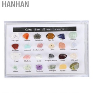 Hanhan 24 Kinds Chakra Stone Healing Kit With Box New GS