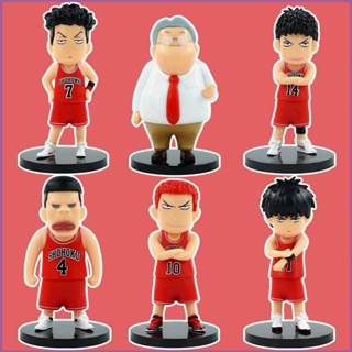 Sq2 โมเดลฟิกเกอร์ SLAM DUNK Q Version Sakuragi Kaede Ryota Hisashi ของเล่นสําหรับเด็ก เก็บสะสม 6 ชิ้น