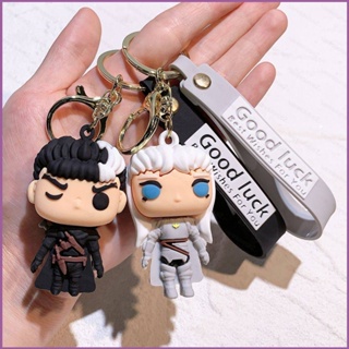 Sq2 BERSERK Guts Griffith พวงกุญแจ จี้ตุ๊กตาฟิกเกอร์ PVC น่ารัก สําหรับห้อยกระเป๋า