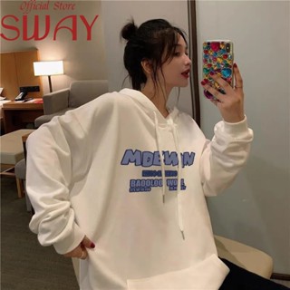 SWAY  เสื้อผ้าผู้ญิง แขนยาว เสื้อฮู้ด คลุมหญิง สไตล์เกาหลี แฟชั่น  ins ทันสมัย High quality Korean Style A98J3B2 36Z230909