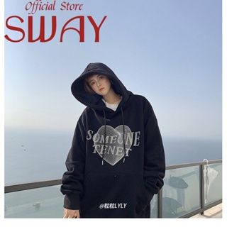 SWAY  เสื้อผ้าผู้ญิง แขนยาว เสื้อฮู้ด คลุมหญิง สไตล์เกาหลี แฟชั่น  คุณภาพสูง ทันสมัย Korean Style Stylish A98J3BJ 36Z230909