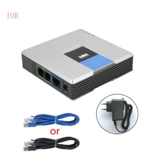 Ior อะแดปเตอร์เสียง VOIP สําหรับโปรโตคอล Gateway 2 พอร์ต SIP V2 1 ชุด