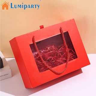 Lumiparty กล่องของขวัญลิ้นชักโรแมนติก พร้อมที่จับ 27 X 20 X 8 ซม. (ไม่มี Raffia)