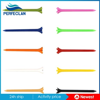 [Perfeclan] ที่ตั้งลูกกอล์ฟ 10 ชิ้น สําหรับฝึกตีกอล์ฟ หลากสี