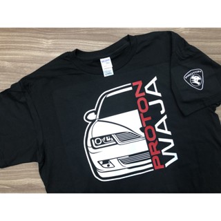 เสื้อยืด ผ้าฝ้าย พิมพ์ลาย Proton Waja Gildan Premium สีดํา