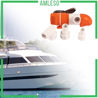 [Amleso] เครื่องปั๊มน้ําใต้ท้องเรือ 12V ถอดออกได้ ติดตั้งง่าย สําหรับเรือ