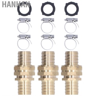 Hanhan Hose Adapter Easy To Connect 3 Set No Rust Connector For Water Pipes