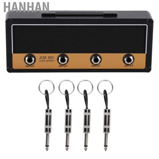 Hanhan Guitar Key Holder  Beautiful Durable Rack Wall Mounted for Bedroom Recording Studio Home Office