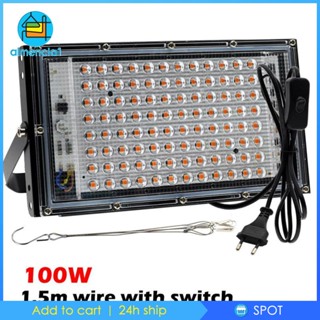 [Almencla1] โคมไฟ LED 50W 100W สําหรับปลูกพืชในร่ม ดอกไม้ (EU)