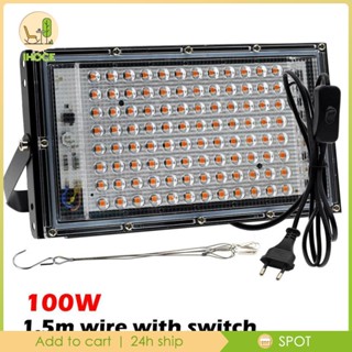 [Ihoce] โคมไฟ LED 50W/100W สําหรับปลูกพืชในร่ม ดอกไม้ (EU)