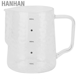 Hanhan Glass Measure Cup Lightweight 500ml Coffee For Hotels Families