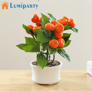 Lumiparty ผลไม้ประดิษฐ์ บอนไซปลอม หลากสี สําหรับตกแต่งบ้าน ห้องนั่งเล่น