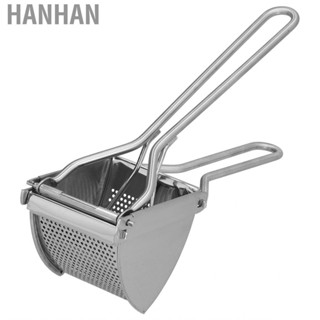 Hanhan Manual Potato Presser Rustproof Fruit Squeezer Masher For Kitchen