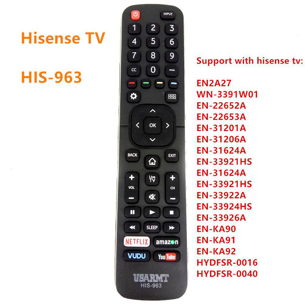 Universal RM-L1335 ทํางาน EN2BE27D EN2BE27 EN2BC27D ทั่วไป HIS-963 สําหรับ HISENSE เปลี่ยนทีวี EN2A2