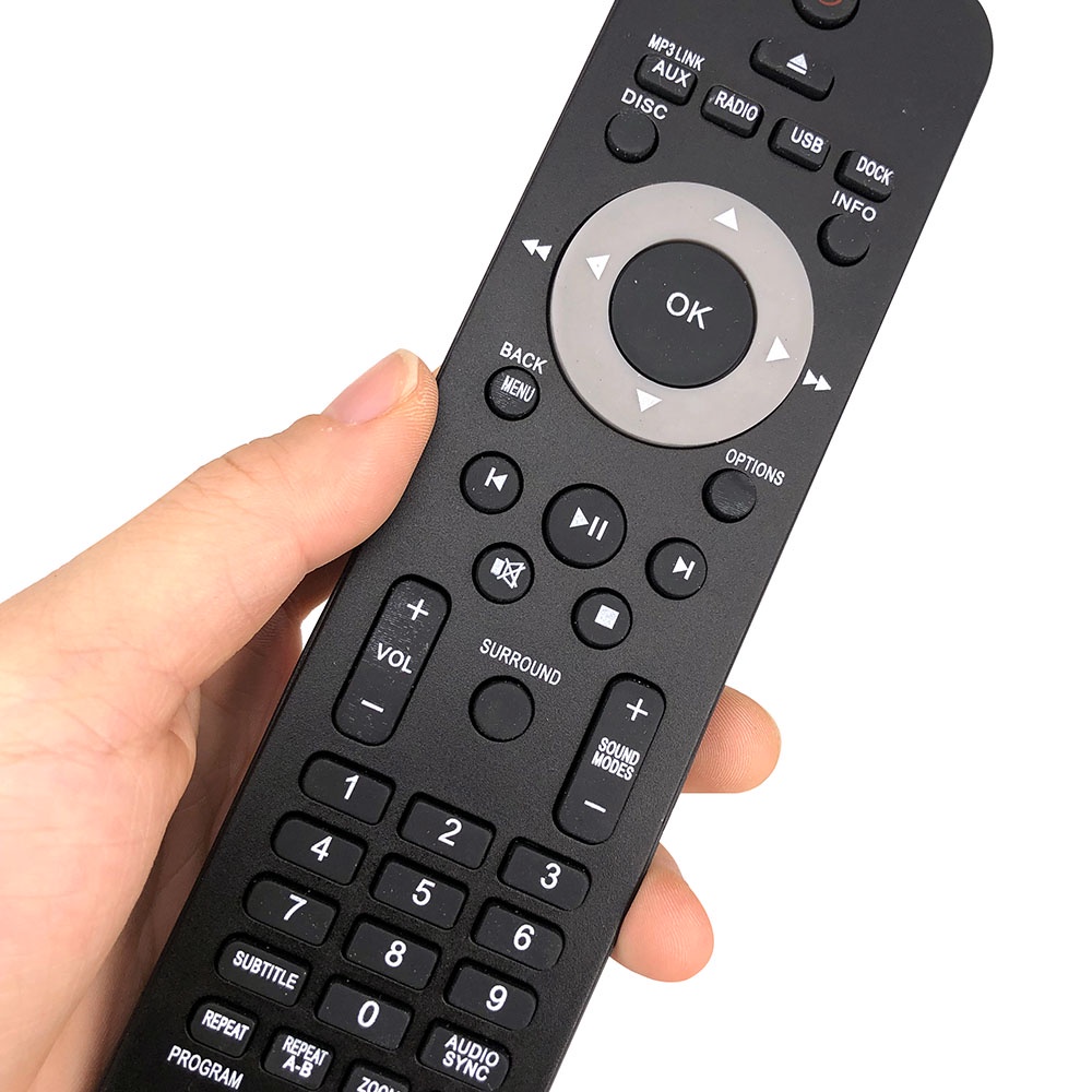 HTS3367/05 รีโมทคอนโทรลใหม่สําหรับ PHILIPS HOME THEATER SYSTEM HTS3011/51 HTS6100 HTS3510 HTS8100 Remoto Controle Fernbedienung ราคาถูก Shopee Lazada