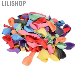 Lilishop 100PCS Balloon Thicken Macaron  Explosion Latex Mixed Color