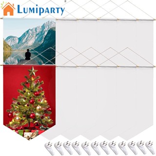 Lumiparty ชุดแบนเนอร์ผ้าใบ กันน้ํา สําหรับตกแต่งบ้าน (12 X 18 นิ้ว)