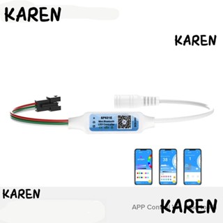 Karen ตัวควบคุมไฟ LED บลูทูธ DC5-24V SP621E 3 พิน สําหรับ WS2812B WS2811