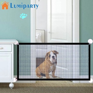 Lumiparty รั้วตาข่าย แบบใส พับได้ น้ําหนักเบา ระบายอากาศ ปลอดภัย สําหรับสัตว์เลี้ยง สุนัข