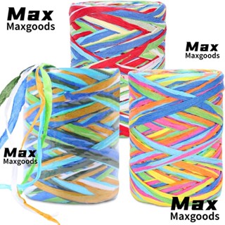 Maxg ริบบิ้น Raffia 6 สี 3 ริบบิ้น 80 เมตร สําหรับห่อของขวัญ