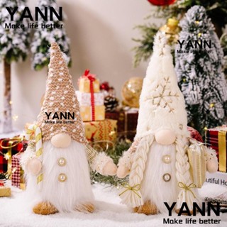 Yann1 ตุ๊กตาคนแคระ ไร้หน้า มีไฟ LED สําหรับตกแต่งเทศกาลคริสต์มาส ปี 2024