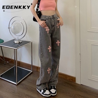 EOENKKY  กางเกงขายาว กางเกงเอวสูง สไตล์เกาหลี แฟชั่น 2023 NEW  fashion Trendy ทันสมัย ins A23L072 36Z230909