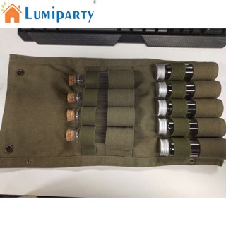 Lumiparty ชุดกระเป๋าเก็บเครื่องเทศ เครื่องเทศ แบบพกพา สําหรับตั้งแคมป์กลางแจ้ง