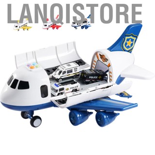 Lanqistore Children s Themed Airplane Model Toy with Lights and Sounds Functions 6pcs Alloy Car