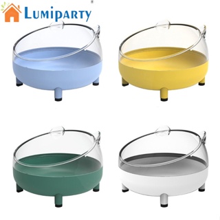 Lumiparty อ่างอาบน้ํา แบบใส ถอดออกได้ ขนาดใหญ่ สําหรับหนูแฮมสเตอร์