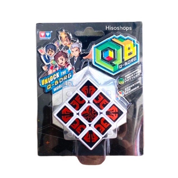 พร้อมส่ง รูบิค ตราเพชร Q-BORG3x3x3 ของแท้ อัจฉริยะ รุ่น สะท้อนแสง