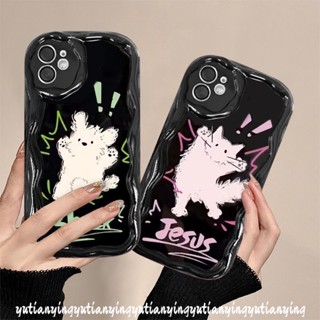 เคสโทรศัพท์มือถือ ลายการ์ตูนสุนัข แมวน่ารัก 3D สําหรับ Redmi 9C 12 A2 9T 12C 10C 9C NFC 9 A1 10A 9 A10 Note 11 9 12 11s 8 10s 12Pro 10 Pro Max Plus Poco M3 Mi 11 12 Lite เคสขอบโค้ง แบบหยัก