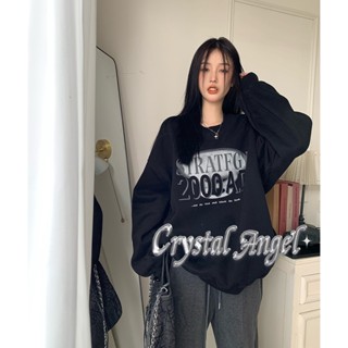 Crystal  เสื้อผ้าผู้ญิง แขนยาว เสื้อฮู้ด คลุมหญิง สไตล์เกาหลี แฟชั่น  ทันสมัย สวยงาม ทันสมัย พิเศษ A98J2KY 36Z230909