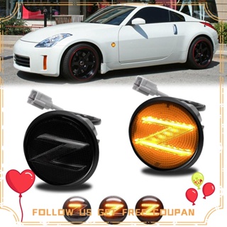 ไฟเลี้ยว LED อุปกรณ์เสริม สําหรับรถยนต์ Nissan 350Z Z33 2009-2020 370Z Z34