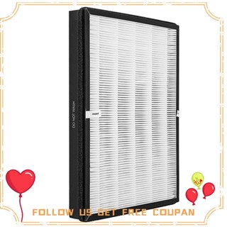 Tt-ap003 ไส้กรอง HEPA แบบเปลี่ยน สําหรับเครื่องฟอกอากาศ TaoTronics TT-AP003 3-In-1 Premium H13