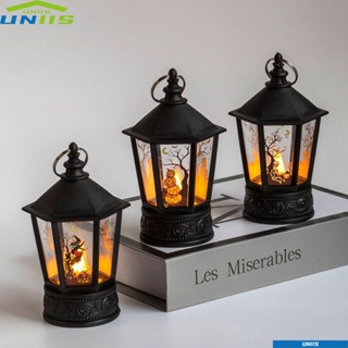 Uniis โคมไฟ Led รูปฟักทอง สไตล์วินเทจ สําหรับแขวนตกแต่ง