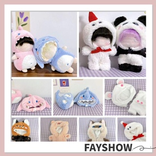 Fay ชุดจั๊มสูท เสื้อผ้าตุ๊กตาสัตว์ ขนาดเล็ก 20 ซม. สําหรับตุ๊กตา